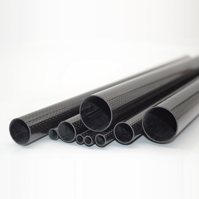 Monocoque Design Glossy Composites Carbon Fiber Tube For Bicycle Frame