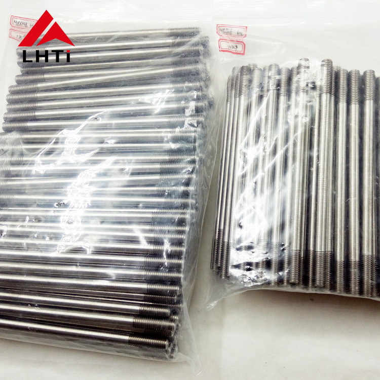 Corrosion Resistance Titanium Flange Bolts Nuts Titanium Bolt Nuts Complete With 2 Lock Nuts