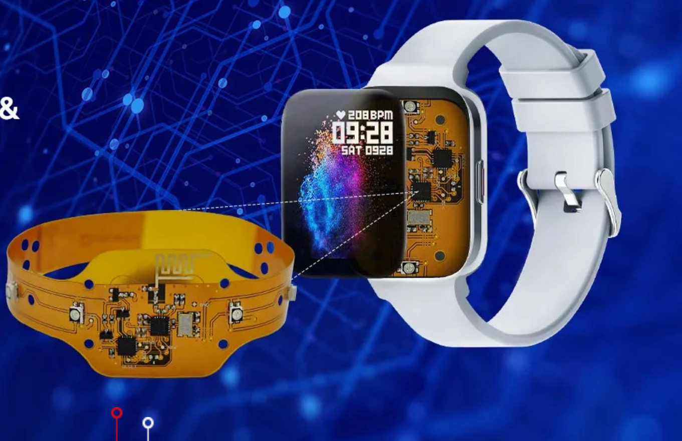 High Precision Flexible PCB for Smartwatches 0.1mm Ultra-Thin, 10000+ Bends Wholesale FPC Manufacturer
