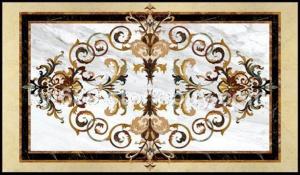 China Parquet, natural stone parquet, engineered stone water jet medallion wholesale