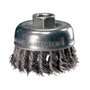 China Industrial Polishing Steel Rust Cleaning Brush , Wire Disc Angle Grinder Cup Brush wholesale