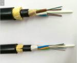 Light Weight Self Supporting Aerial Fiber Optic Cable ,Aramid Yarn Aerial ADSS