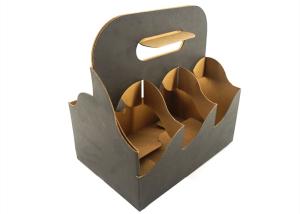 China Tray Basket Paper Corrugated Cardboard Shipping Boxes 2 - 6 Coffee Cup Carry wholesale