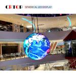 P5mm 1500cd Creative LED Display Screen 2.5m Diameter Spherical