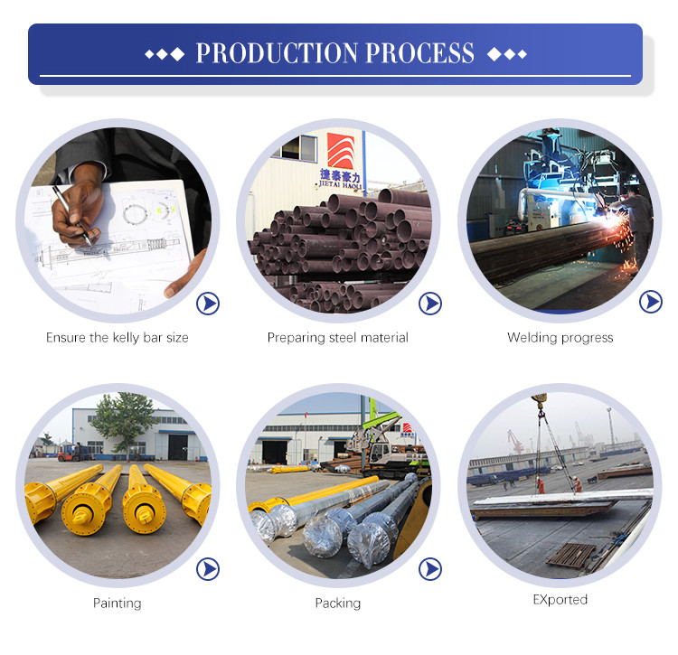 Foundation 20m Drilling Kelly Bar Rotary Rigs Equipment