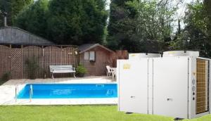 China 10RT Swimming Pool Inverter Heat Pump 3N 380V 50Hz Power Supply wholesale