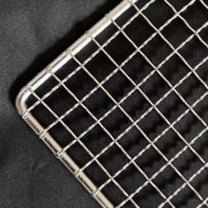 10kg Customized Rectangle Professional Stainless Steel Baking Trays Woven