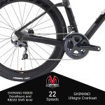 SAVA Carbon Fibre Gravel Bike , 47cm Hydraulic Brakes Road Bike
