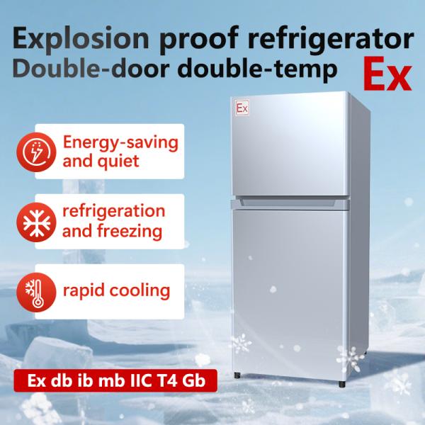 Chemical Laboratory Explosion Proof Refrigerator 100-300L Without Frost Chemical Factory Laboratory Sample Storage Refrigerator
