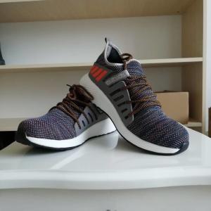 China Breathable Flying Knit Work Shoes Comfortable Safety Shoes Kevlar Midsole Steel Toe EVA Sole wholesale
