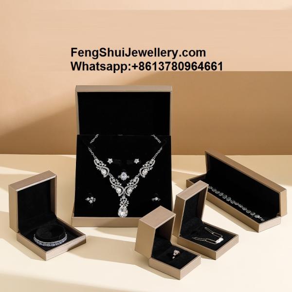 Jewelry Packaging Box Flip Cover Bracelet Ring Jewelry Box High-Grade PU Leather Jewelry Box Set Bracelet Gift Box