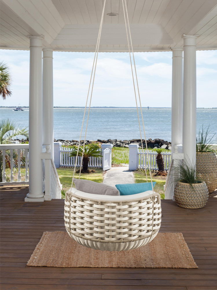 Hammock Swing Creative Rattan Hanging Chair , Balcony Homestay Bird'S Nest Lazy Rattan Chair