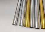 GB/T 5237 Polished Aluminium Profile Pipe , Round Aluminum Extrusion Profiles