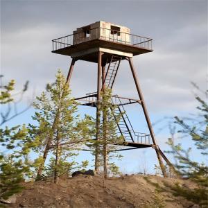 China Metal Guard Tower On Prison Security Watch Fire Observation Tower wholesale