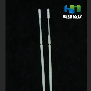 China White Sterile Nasopharyngeal Flocked Swab For Laryngopharyngeal wholesale