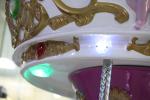 Coin op Arcade Fiberglass Kids Ride Horse Carousel Swing Arcade Ride Coin