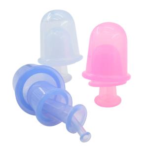 China Body Vacuum Therapy Silicone Facial Cupping Set Premium Transparent wholesale
