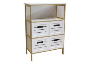 China Bamboo And MDF Home Storage Cabinets wholesale