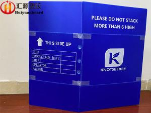 China Impact Resistant 3mm Foldable Corrugated Plastic Box wholesale