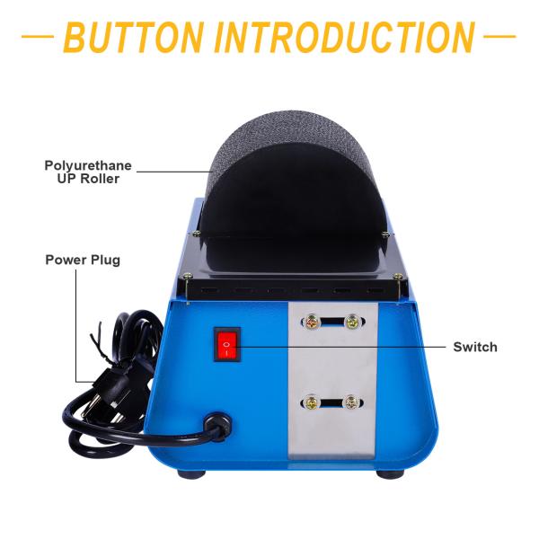 Tooltos Mini Jewelry Vibratory Tumbler Jewelry Polishing Machine