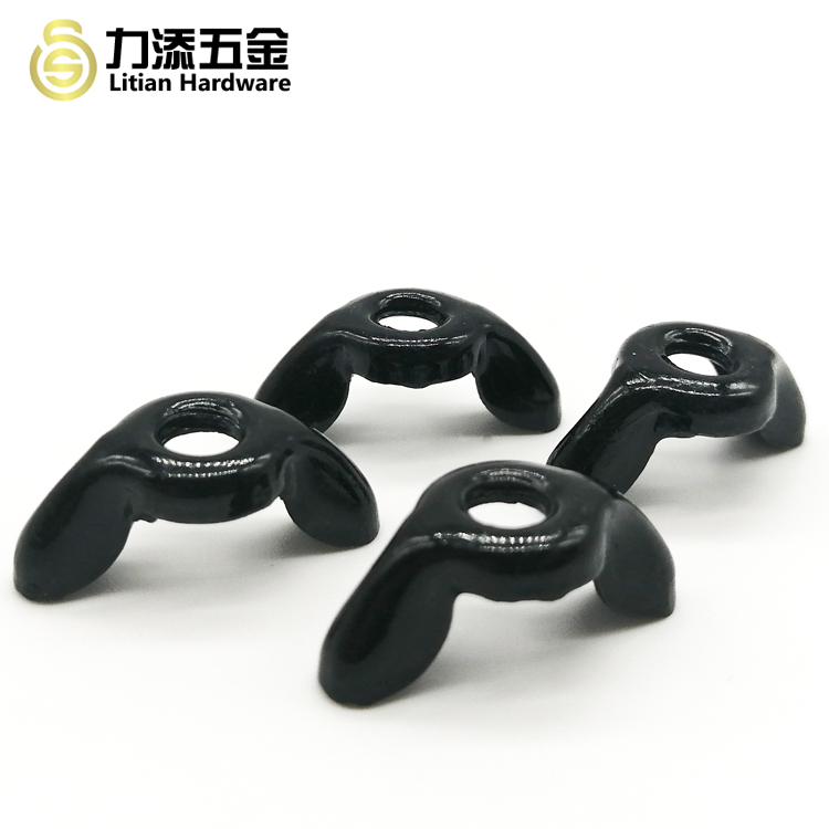 M8 Metal Wing Nut Cold Forged SUS316 Material White Stamping