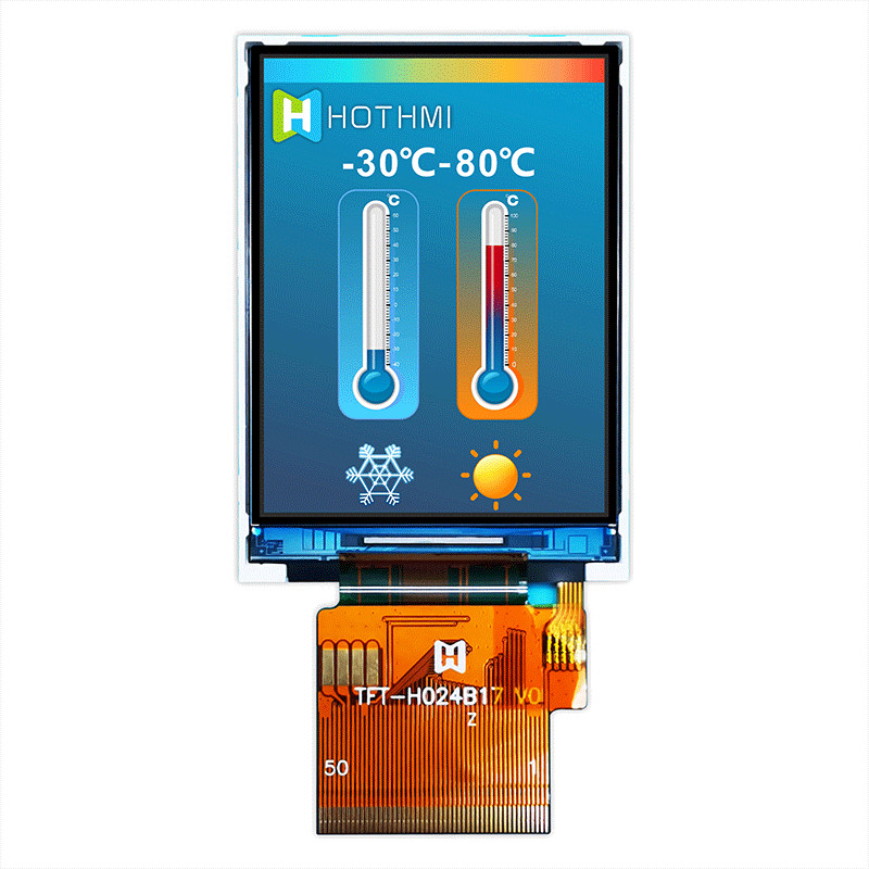 2.4 Inch 240x320 SPI TFT Module , IC ST7789 Sunlight Readable LCD TFT-H024B17QVIST6N50