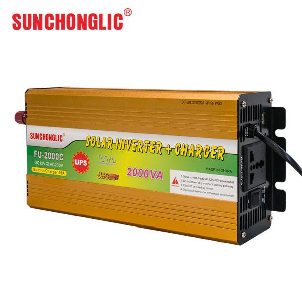 Quality 2000w inverter charger smart with overload protection 12v to 220v for sale
