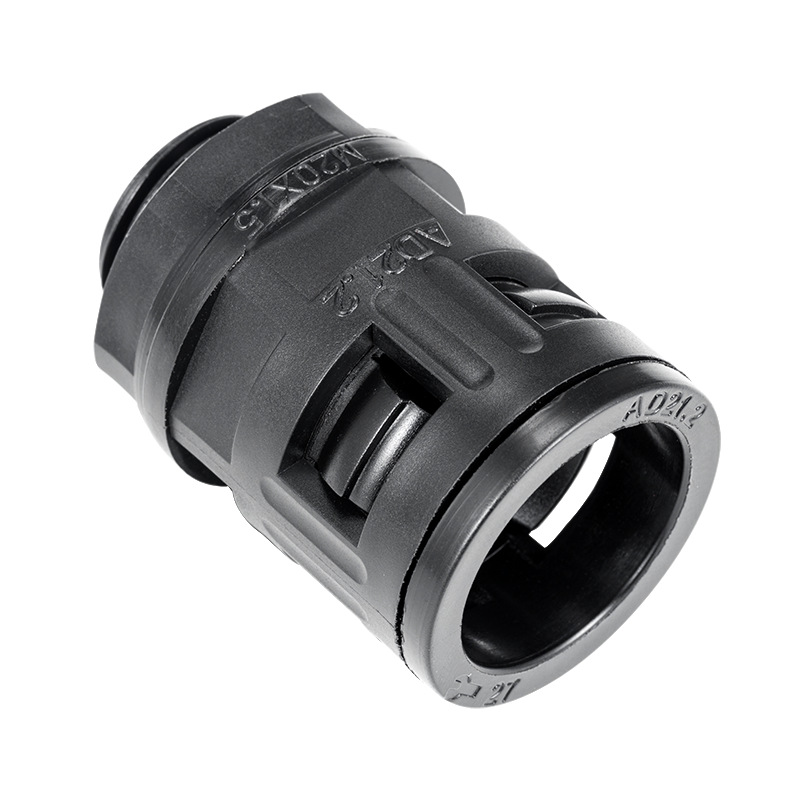 1/2"-1" Cutting Waterproof Plastic Cable Gland and Flexible Conduit Connector Adaptor