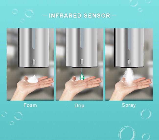 ABS Plastic Hospital 1000ml Waterless Hand Sanitizer Dispenser