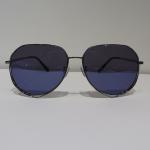 Unisex Metal Pilot Polarized Sunglasses Round Non Reflective