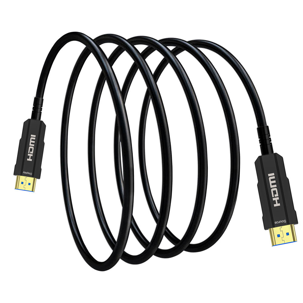 SlimRun AV 150foot AOC 4k 18gbps Hdmi Cable Black Color High Speed