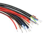 UL3252 Silicone Rubber Wires 600v 250C 22AWG FT2 Black Home Appliance Uav