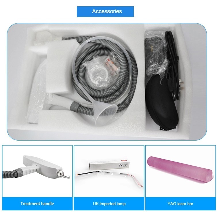Q Switched ND Yag Laser Machine 1064nm 532nm For Removal Eye Wrinkles