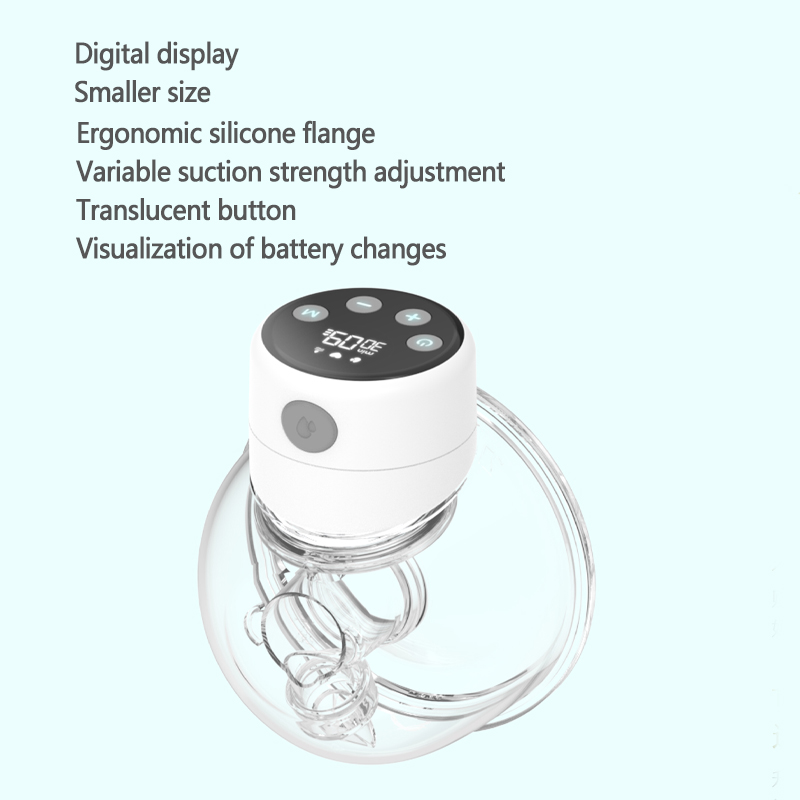 Full LCD Breast Pump Set 3 Modes 9 Levels Breast Milk Extractor Flow Velocity Variable Flow