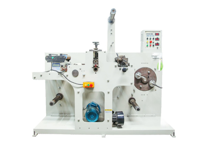 LC-350Y Automatic blank label rotary die cutting machine with slitting turret type laminating(option)