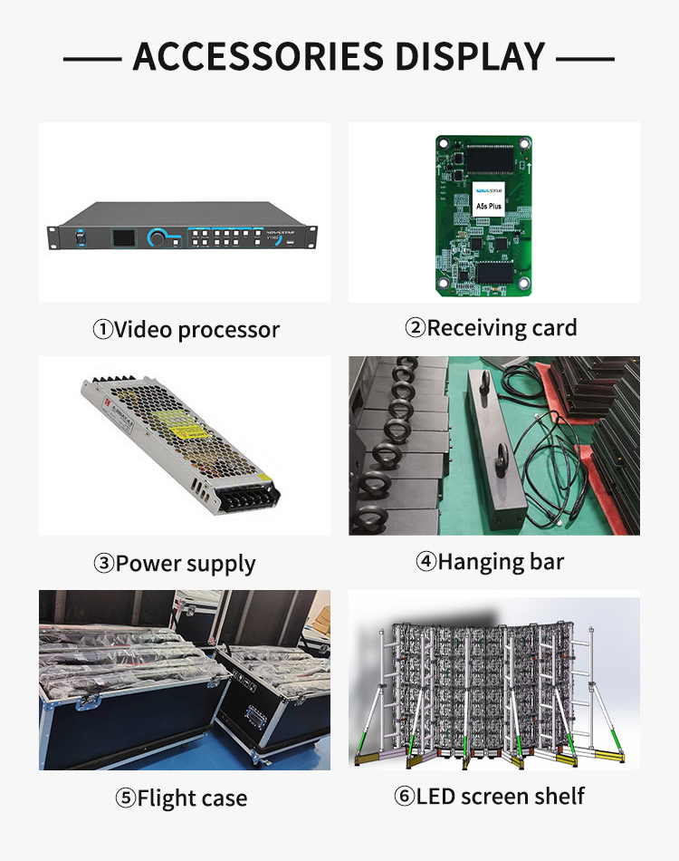 Photo Media Compatible 500x1000mm LED Flexible Rental Screen P3.91/P4.91 LED Video Wall Display with Flexible Design