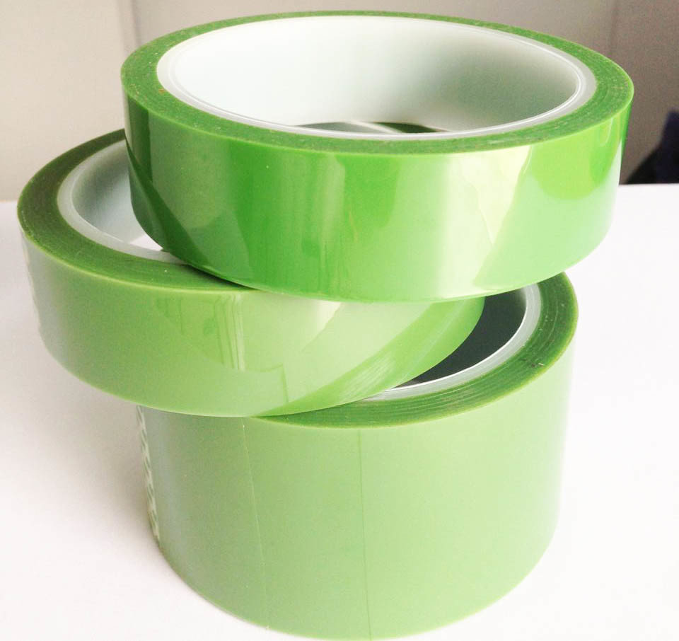High Temp PET Silicone Tape 180 Degree Spraying Protection 33M / 66M Length