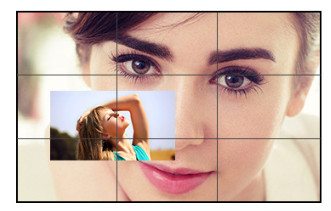 Seamless SCCP 1.8mm Bezel Narrow Edge LCD Mosaic Screen