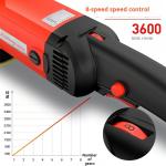 Rated Power 1250W Electric Polishing Machines Fixed Gear Change Portable OEM