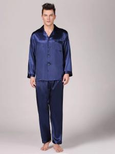 China Setnotch Mens Sleepwear Silk Warm Winter Mens Pyjamas Pjs Lounge wholesale