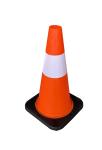 45cm Emergency Orange Reflective PVC Traffic Cone