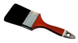 China Double Boiled Black Bristle Painting Brush wholesale