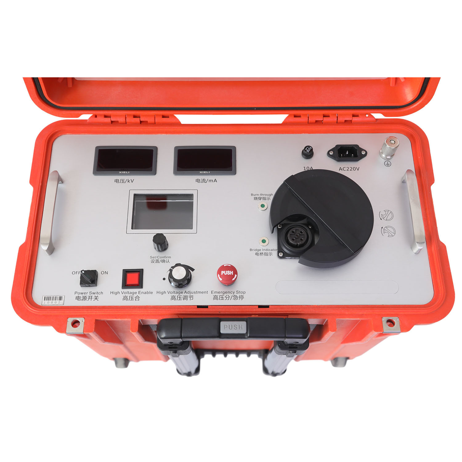 Digital Portable cable fault location 0-60kV 600mA High Voltage Burn Through Bridge