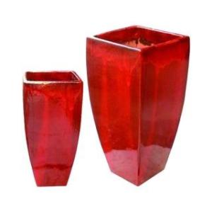 China Ceramics Outdoor Ceramic Terracotta Pots / Planters GW1309ET Set 2 wholesale