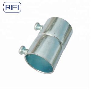 China 3 / 4 Inch Electrical Pipe Fittings Metallic Metal Pipe Coupling wholesale