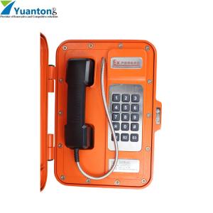 China Noise 60dB Hazardous Areas Telephone Wall Mounted Flame Proof wholesale