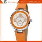 KM28 Blue Orange Pink Lady Watch PU Leather Original KIMIO Woman Watches Gift