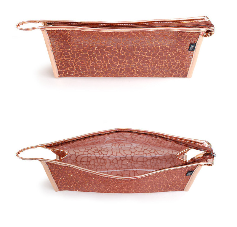 Makeup See Through Frosted Waterproof PVC Cosmetic Bag