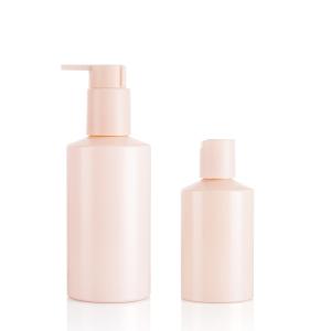 China 100ML 200ML Sustainable Cosmetic Bottles Pink For Body Lotion wholesale