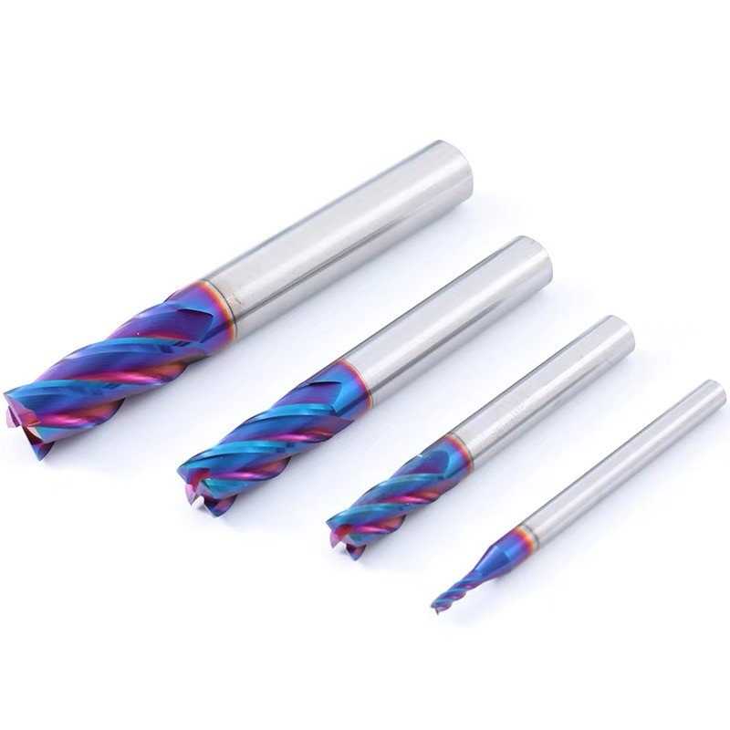 4 Blade High Precision CNC Milling Cutter Nano Cemented Carbide Milling Cutter
